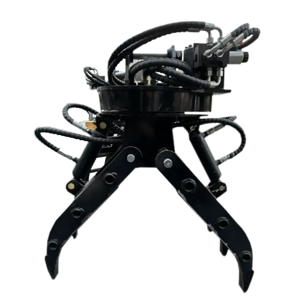 1 Ton Mini-Ex Hydraulic Rotating Log Grapple