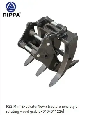 8 Ton Mini-Ex Log Grapple