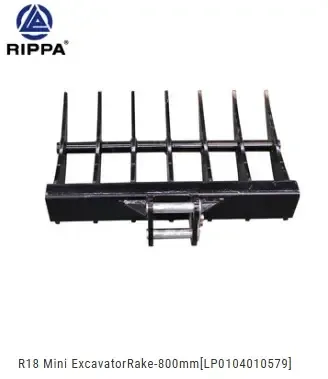 8 Ton Mini-Ex Rake 400MM - 16"