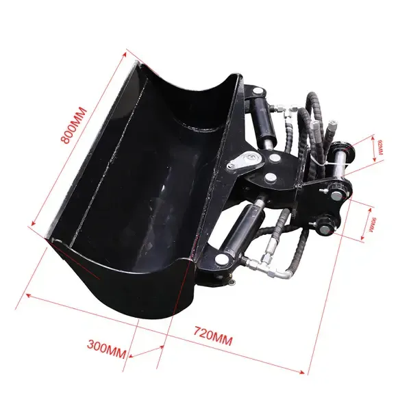 1 Ton Mini-Ex Clean Up Bucket 1000MM - 40"