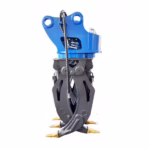 Excavator Hydraulic Rotating Grapple Forestry Log Wood Grapple for 8 Ton Excavator 1